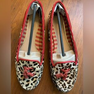 Sperry Top-Sider Westwood Leopard Pony Loafers 71/2 M